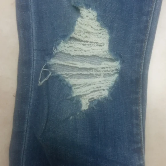 Joe's Jeans Women's Distressed Blue Skinny Jeans - Picture 9 of 13